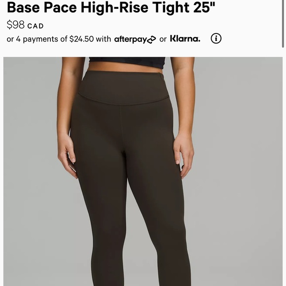lululemon base pace high rise leggings - Picture 1 of 2